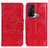 Handytasche Stand Schutzhülle Flip Leder Hülle M02L für Oppo Reno5 A Rot