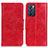 Handytasche Stand Schutzhülle Flip Leder Hülle M02L für Oppo Reno6 5G Rot