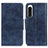 Handytasche Stand Schutzhülle Flip Leder Hülle M02L für Sony Xperia 5 IV Blau