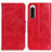 Handytasche Stand Schutzhülle Flip Leder Hülle M02L für Sony Xperia 5 IV Rot