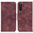 Handytasche Stand Schutzhülle Flip Leder Hülle M03L für Sony Xperia 10 III SOG04 Violett