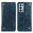 Handytasche Stand Schutzhülle Flip Leder Hülle M04L für Oppo Reno6 Pro+ Plus 5G Blau