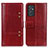 Handytasche Stand Schutzhülle Flip Leder Hülle M06L für Samsung Galaxy Quantum2 5G Rot
