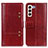 Handytasche Stand Schutzhülle Flip Leder Hülle M06L für Samsung Galaxy S23 Plus 5G Rot