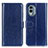 Handytasche Stand Schutzhülle Flip Leder Hülle M07L für Nokia X30 5G Blau