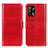Handytasche Stand Schutzhülle Flip Leder Hülle M07L für Oppo A74 4G Rot