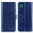 Handytasche Stand Schutzhülle Flip Leder Hülle M07L für Samsung Galaxy A22 5G Blau