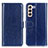 Handytasche Stand Schutzhülle Flip Leder Hülle M07L für Samsung Galaxy S22 Plus 5G