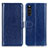 Handytasche Stand Schutzhülle Flip Leder Hülle M07L für Sony Xperia 10 III SOG04 Blau