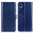 Handytasche Stand Schutzhülle Flip Leder Hülle M07L für Sony Xperia Ace III SO-53C Blau