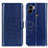 Handytasche Stand Schutzhülle Flip Leder Hülle M07L für Xiaomi Redmi A1 Plus Blau