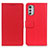 Handytasche Stand Schutzhülle Flip Leder Hülle M08L für Motorola Moto E32 Rot