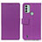 Handytasche Stand Schutzhülle Flip Leder Hülle M08L für Nokia C31 Violett