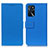 Handytasche Stand Schutzhülle Flip Leder Hülle M08L für Oppo A16s Blau