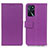 Handytasche Stand Schutzhülle Flip Leder Hülle M08L für Oppo A16s Violett