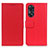 Handytasche Stand Schutzhülle Flip Leder Hülle M08L für Oppo Reno8 T 4G Rot