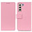 Handytasche Stand Schutzhülle Flip Leder Hülle M08L für Samsung Galaxy S21 Plus 5G Rosa