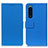 Handytasche Stand Schutzhülle Flip Leder Hülle M08L für Sony Xperia 5 III SO-53B Blau