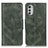 Handytasche Stand Schutzhülle Flip Leder Hülle M09L für Motorola Moto E32s Grün