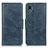 Handytasche Stand Schutzhülle Flip Leder Hülle M09L für Sony Xperia Ace III SOG08 Blau