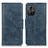 Handytasche Stand Schutzhülle Flip Leder Hülle M09L für Xiaomi Poco M4 5G Blau