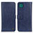 Handytasche Stand Schutzhülle Flip Leder Hülle M10L für Samsung Galaxy A22 5G Blau