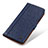 Handytasche Stand Schutzhülle Flip Leder Hülle M10L für Samsung Galaxy A72 4G Blau