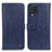 Handytasche Stand Schutzhülle Flip Leder Hülle M10L für Samsung Galaxy M32 4G Blau