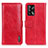 Handytasche Stand Schutzhülle Flip Leder Hülle M11L für Oppo F19s Rot
