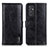 Handytasche Stand Schutzhülle Flip Leder Hülle M11L für Samsung Galaxy A15 4G Schwarz
