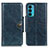 Handytasche Stand Schutzhülle Flip Leder Hülle M12L für Motorola Moto Edge 20 5G Blau