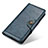 Handytasche Stand Schutzhülle Flip Leder Hülle M12L für Samsung Galaxy A52s 5G Blau