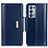 Handytasche Stand Schutzhülle Flip Leder Hülle M13L für Oppo Reno6 Pro 5G Blau