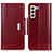Handytasche Stand Schutzhülle Flip Leder Hülle M13L für Samsung Galaxy S23 Plus 5G Rot
