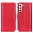 Handytasche Stand Schutzhülle Flip Leder Hülle M14L für Samsung Galaxy S22 5G Rot