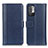 Handytasche Stand Schutzhülle Flip Leder Hülle M14L für Xiaomi Redmi Note 10 5G Blau