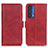 Handytasche Stand Schutzhülle Flip Leder Hülle M15L für Motorola Moto Edge (2021) 5G Rot
