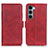 Handytasche Stand Schutzhülle Flip Leder Hülle M15L für Motorola Moto Edge S30 5G Rot