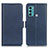 Handytasche Stand Schutzhülle Flip Leder Hülle M15L für Motorola Moto G60 Blau