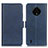 Handytasche Stand Schutzhülle Flip Leder Hülle M15L für Nokia C200 Blau