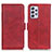 Handytasche Stand Schutzhülle Flip Leder Hülle M15L für Samsung Galaxy A73 5G Rot