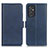 Handytasche Stand Schutzhülle Flip Leder Hülle M15L für Samsung Galaxy A82 5G Blau