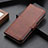 Handytasche Stand Schutzhülle Flip Leder Hülle M15L für Xiaomi Poco M5S Braun
