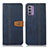 Handytasche Stand Schutzhülle Flip Leder Hülle M16L für Nokia G42 5G Blau