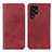 Handytasche Stand Schutzhülle Flip Leder Hülle M17L für Samsung Galaxy S23 Ultra 5G Rot