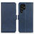 Handytasche Stand Schutzhülle Flip Leder Hülle M29L für Samsung Galaxy S21 Ultra 5G Blau