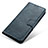 Handytasche Stand Schutzhülle Flip Leder Hülle ML9 für Samsung Galaxy A73 5G Blau