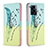 Handytasche Stand Schutzhülle Flip Leder Hülle Modisch Muster B01F für OnePlus Nord N300 5G Minzgrün