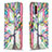 Handytasche Stand Schutzhülle Flip Leder Hülle Modisch Muster B01F für Samsung Galaxy A02
