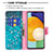 Handytasche Stand Schutzhülle Flip Leder Hülle Modisch Muster B01F für Samsung Galaxy A04s
